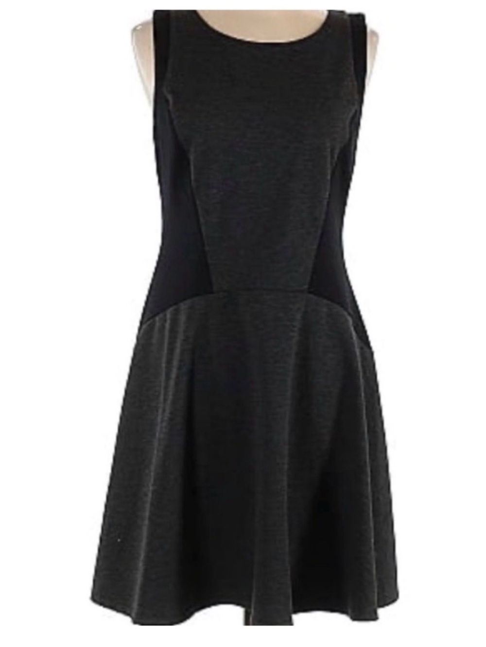 Mossimo A Line Black and Gray Dress Size XS